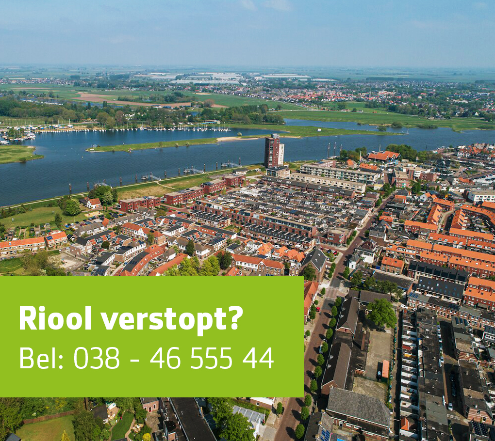 Riool verstopt? Rio Zwolle lost het op!
