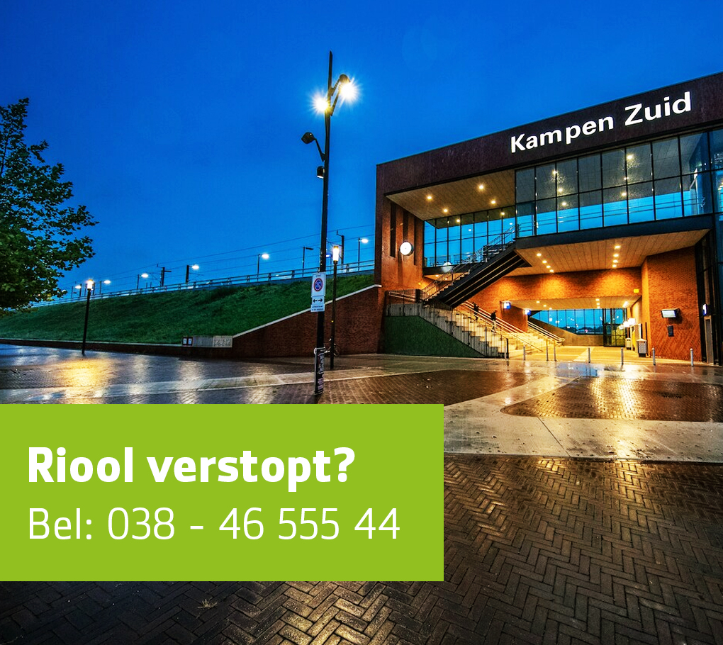 Riool verstopt? Rio Zwolle lost het op!