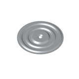 Drukverdeelplaatje – rond 70 mm met 5 mm gat