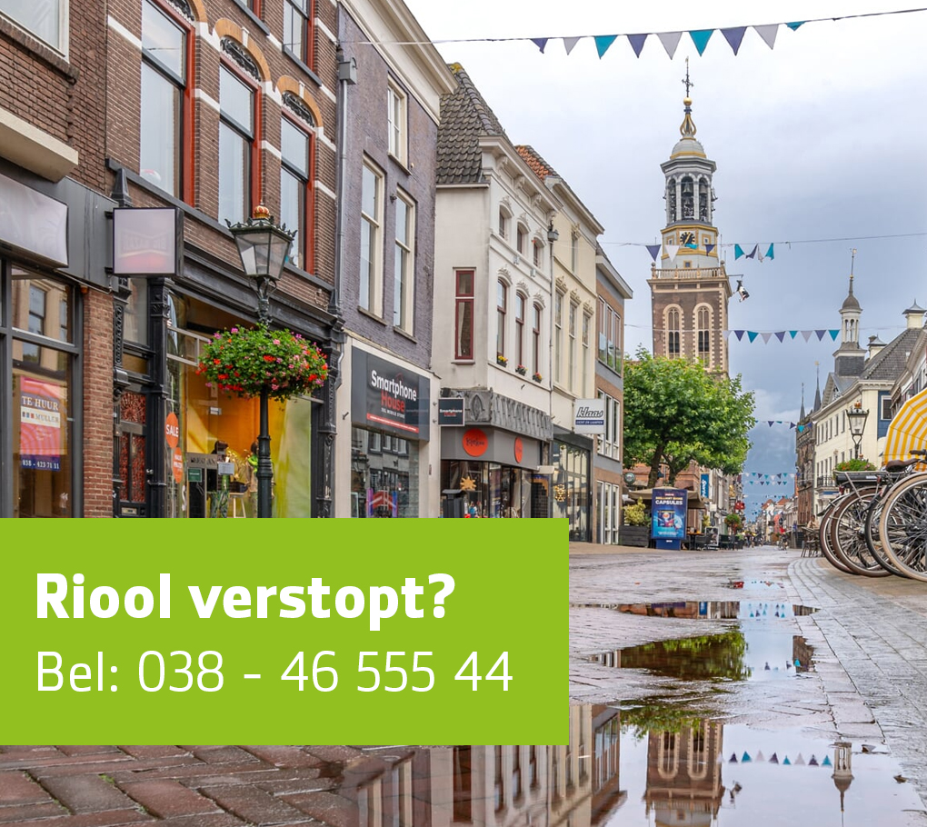 Riool verstopt? Rio Zwolle lost het op!