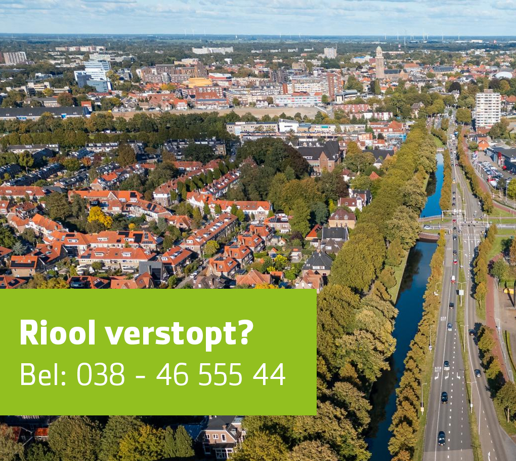 Riool verstopt? Rio Zwolle lost het op!