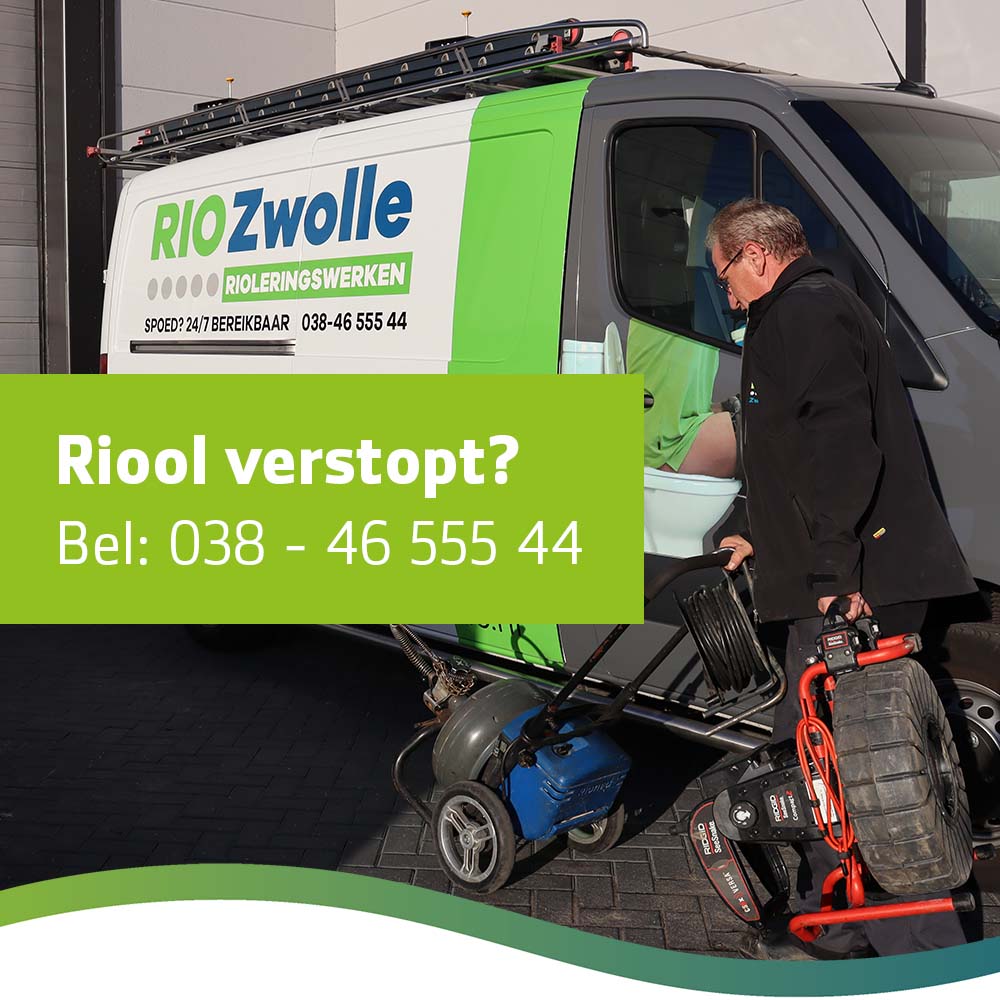 Riool verstopt? Rio Zwolle lost het op!